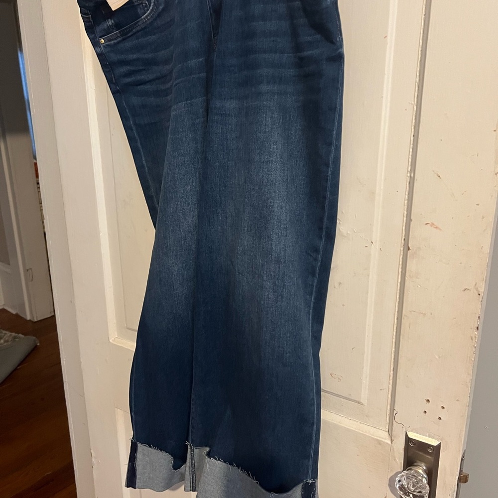 Women's Cuffed Blue Jeans size 18
